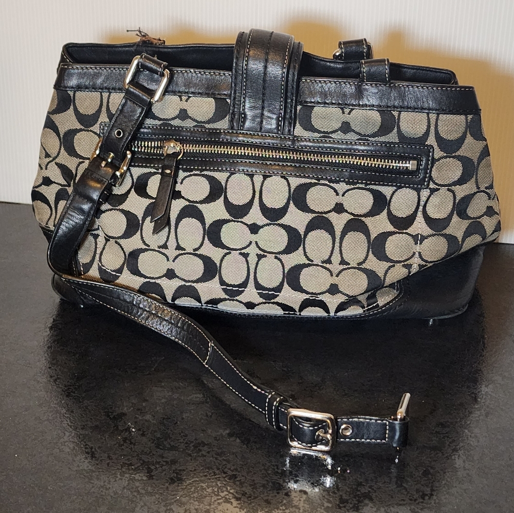 Vintage Coach Handbag (rough condition)
